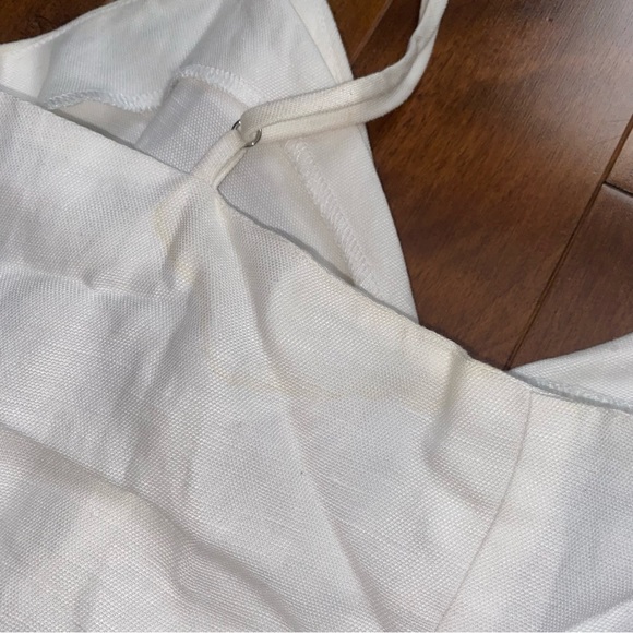 Reformation Cruz dress white wrap linen size XS - Picture 11 of 11